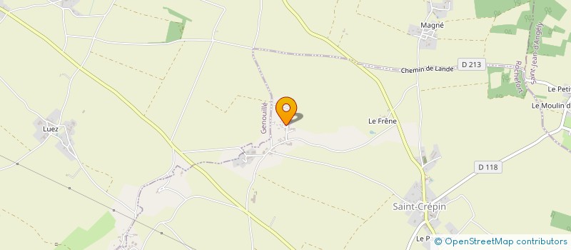 localisation de l'entreprise MONSIEUR FREDERIC HUET  SAINT-CREPIN