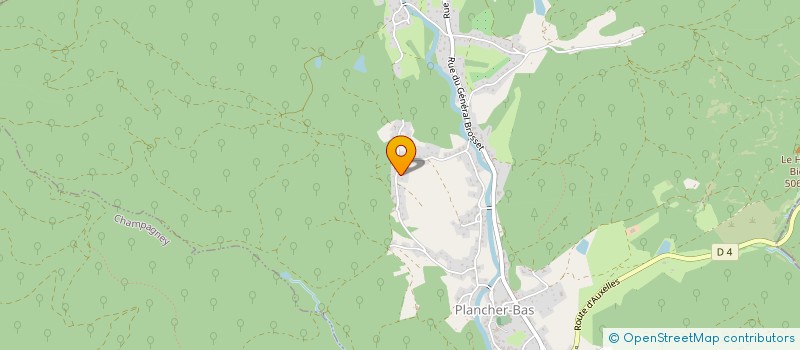 localisation de l'entreprise MONSIEUR FREDERIC HUG  PLANCHER-BAS