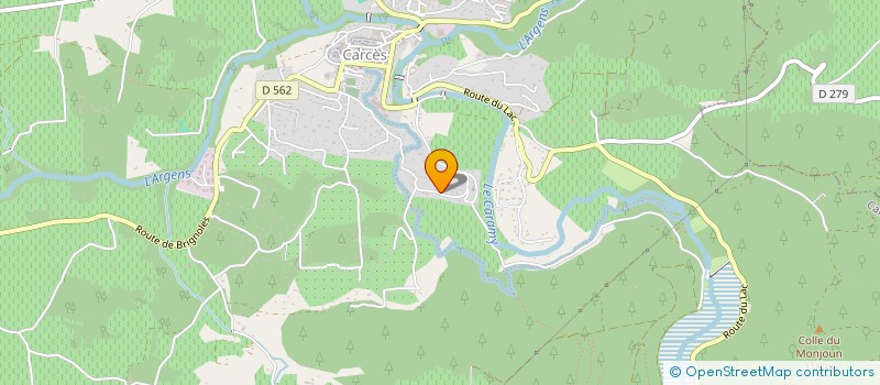 localisation de l'entreprise MONSIEUR FREDERIC HUGUON  CARCES