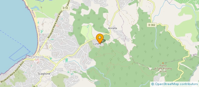 localisation de l'entreprise MONSIEUR FREDERIC HURIER  GROSSETO-PRUGNA