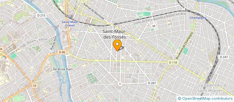 localisation de l'entreprise MONSIEUR FREDERIC HURSON à SAINT-MAUR-DES-FOSSES