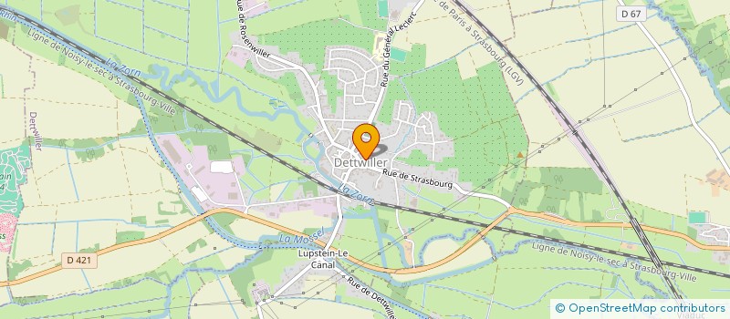 localisation de l'entreprise MONSIEUR FREDERIC HURST  DETTWILLER