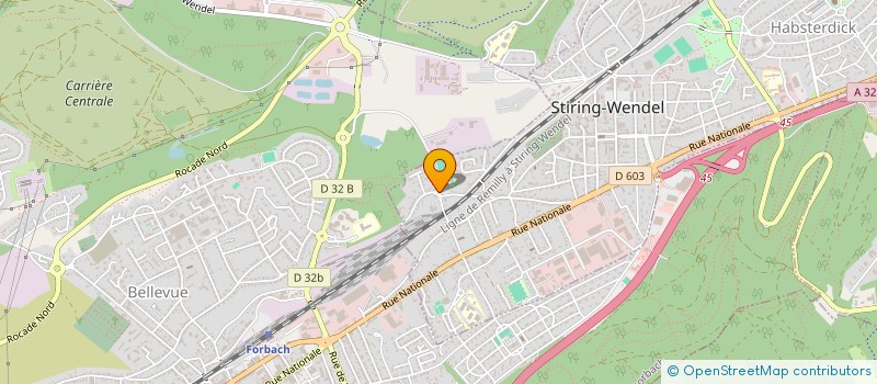 localisation de l'entreprise MONSIEUR FREDERIC IIRITANO  STIRING-WENDEL