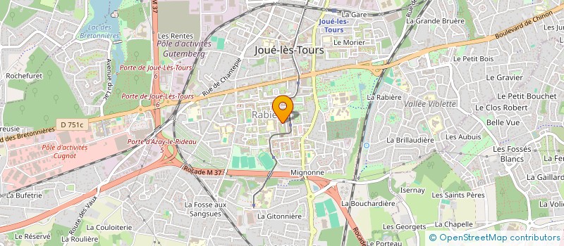 localisation de l'entreprise MONSIEUR FREDERIC IMBERT à JOUE-LES-TOURS