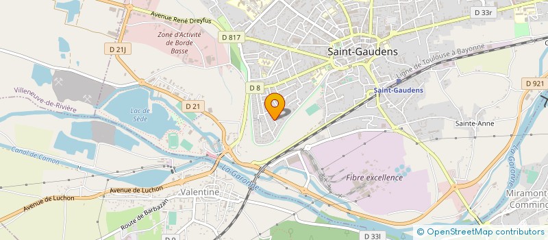 localisation de l'entreprise MONSIEUR FREDERIC IMBERT à SAINT-GAUDENS