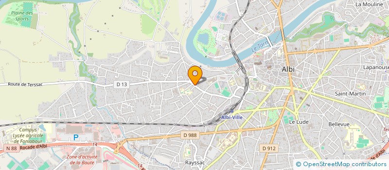 localisation de l'entreprise MONSIEUR FREDERIC IMHOFF à ALBI