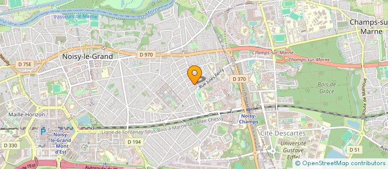 localisation de l'entreprise MONSIEUR FREDERIC INFANTINO  NOISY-LE-GRAND