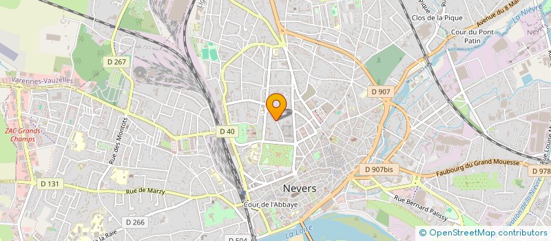 localisation de l'entreprise MONSIEUR FREDERIC ISASA à NEVERS