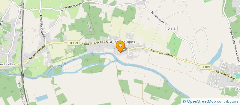 localisation de l'entreprise MONSIEUR FREDERIC ISSALY  RIVES-DU-LOIR-EN-ANJOU