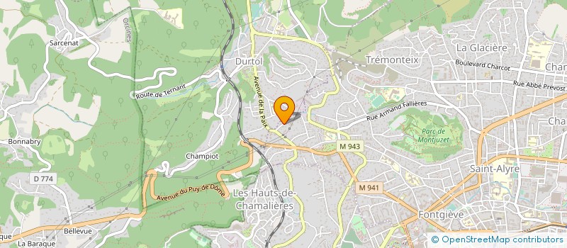 localisation de l'entreprise MONSIEUR FREDERIC JABIN à CLERMONT-FERRAND