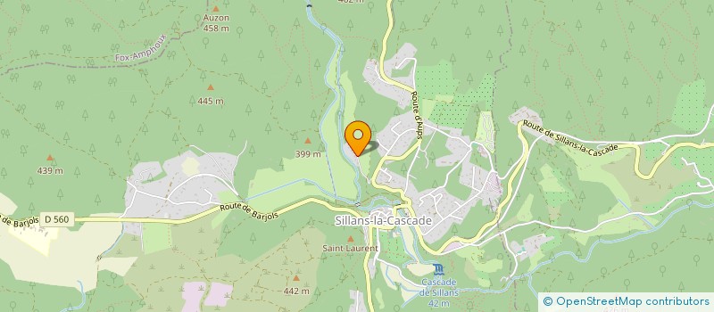 localisation de l'entreprise MONSIEUR FREDERIC JACCAZ  SILLANS-LA-CASCADE