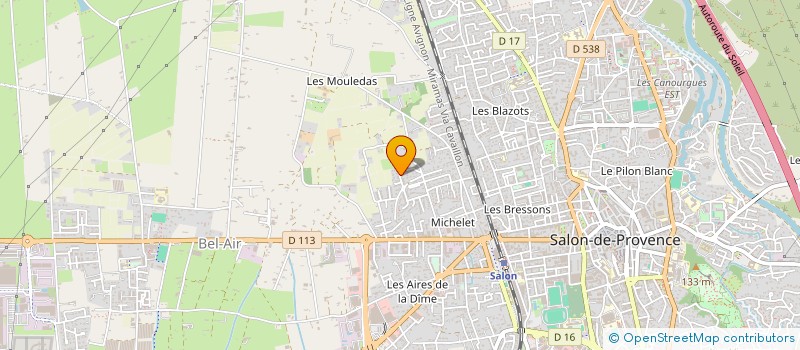 localisation de l'entreprise MONSIEUR FREDERIC JACOB  SALON-DE-PROVENCE