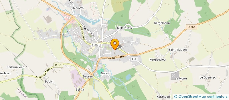 localisation de l'entreprise MONSIEUR FREDERIC JACQ  SIZUN