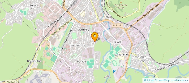 localisation de l'entreprise MONSIEUR FREDERIC JACQUALAS à AURILLAC