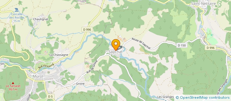 localisation de l'entreprise MONSIEUR FREDERIC JACQUIER  SAINT-NECTAIRE