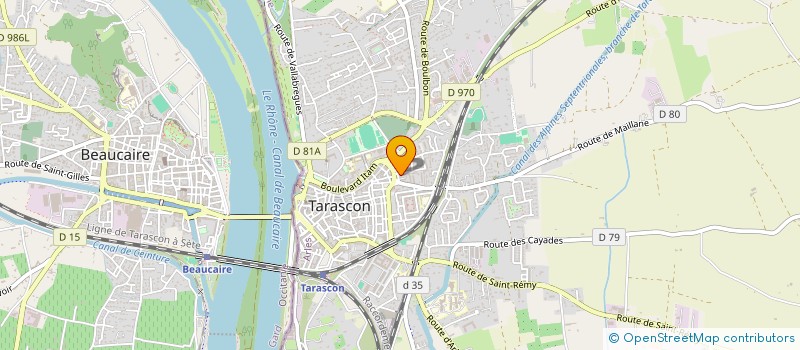 localisation de l'entreprise MONSIEUR FREDERIC JALLAT  TARASCON