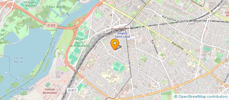 localisation de l'entreprise MONSIEUR FREDERIC JALLOT à ANGERS