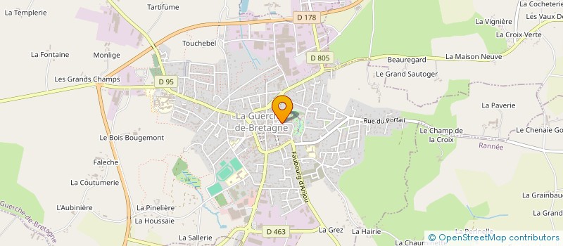 localisation de l'entreprise MONSIEUR FREDERIC JAMEU à LA GUERCHE-DE-BRETAGNE