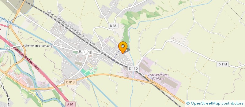 localisation de l'entreprise MONSIEUR FREDERIC JANICOT  BAZIEGE