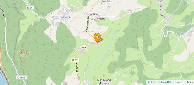 localisation de l'entreprise MONSIEUR FREDERIC JANIN  ENTRELACS