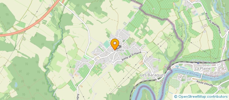 localisation de l'entreprise MONSIEUR FREDERIC JANIN à CHALLEX
