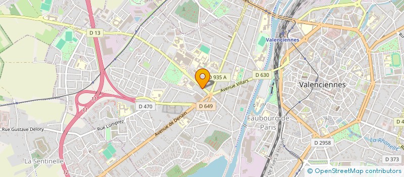 localisation de l'entreprise MONSIEUR FREDERIC JANOWSKI à VALENCIENNES