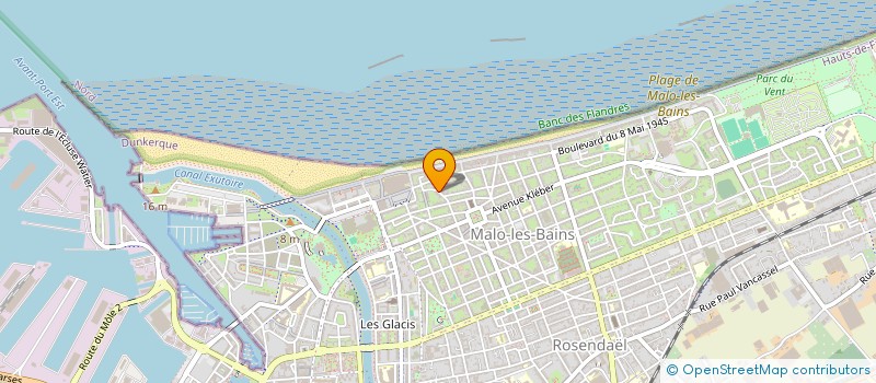 localisation de l'entreprise MONSIEUR FREDERIC JANSSENS à DUNKERQUE