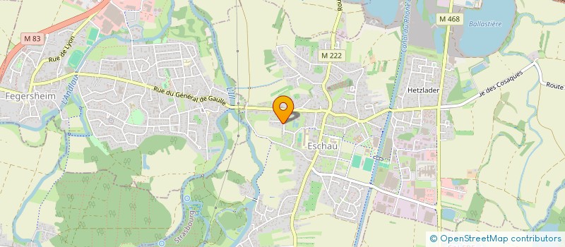 localisation de l'entreprise MONSIEUR FREDERIC JARAND  ESCHAU