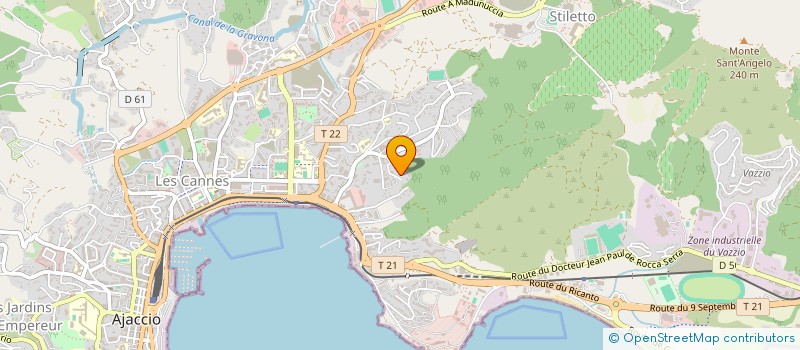 localisation de l'entreprise MONSIEUR FREDERIC JASKIEWIEZ à AJACCIO