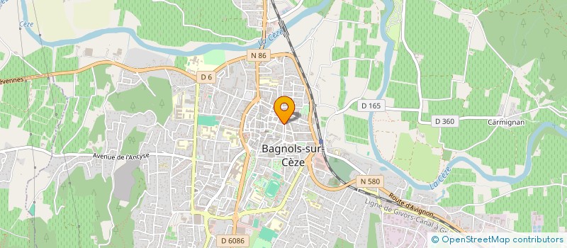 localisation de l'entreprise MONSIEUR FREDERIC JAUME  BAGNOLS-SUR-CEZE