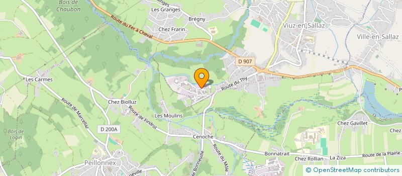 localisation de l'entreprise MONSIEUR FREDERIC JAUNAY  VIUZ-EN-SALLAZ