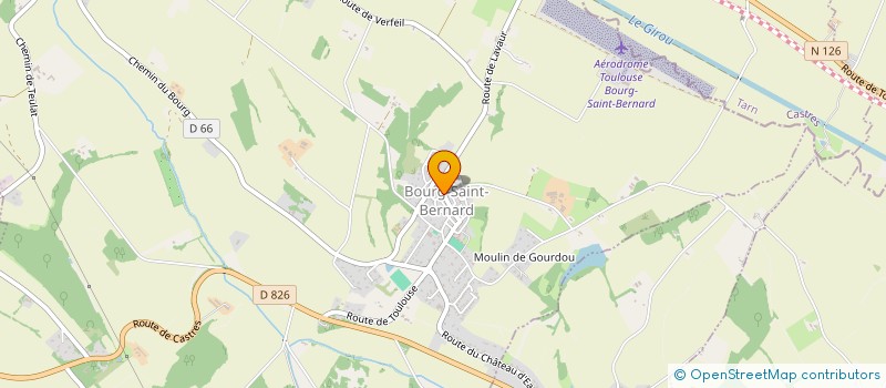 localisation de l'entreprise MONSIEUR FREDERIC JEAN  BOURG-SAINT-BERNARD