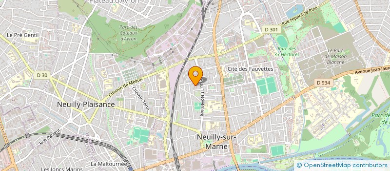 localisation de l'entreprise MONSIEUR FREDERIC JEAN à NEUILLY-SUR-MARNE