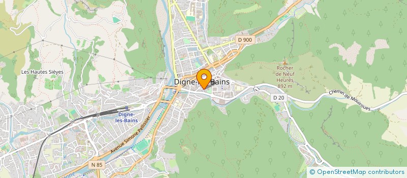 localisation de l'entreprise MONSIEUR FREDERIC JEAN PIERRE CASTEIGNAU à DIGNE-LES-BAINS
