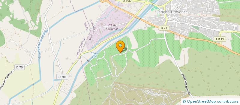 localisation de l'entreprise MONSIEUR FREDERIC JEANCLAUDE  LANCON-PROVENCE