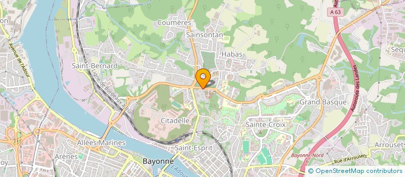 localisation de l'entreprise MONSIEUR FREDERIC JENNEVIEN à BAYONNE