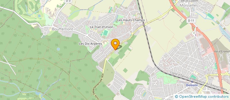 localisation de l'entreprise MONSIEUR FREDERIC JERVAISE  BOUFFEMONT