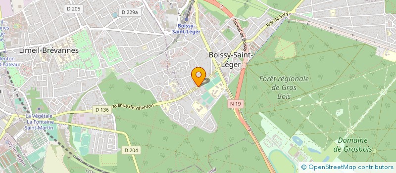 localisation de l'entreprise MONSIEUR FREDERIC JOLY à BOISSY-SAINT-LEGER