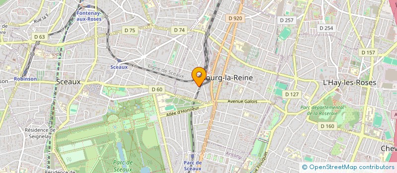 localisation de l'entreprise MONSIEUR FREDERIC JOLY à BOURG-LA-REINE