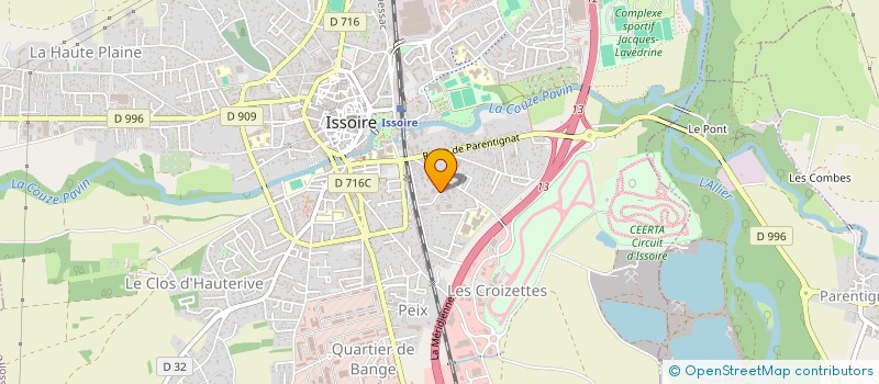 localisation de l'entreprise MONSIEUR FREDERIC JOLY  SAINT-PREJET-ARMANDON