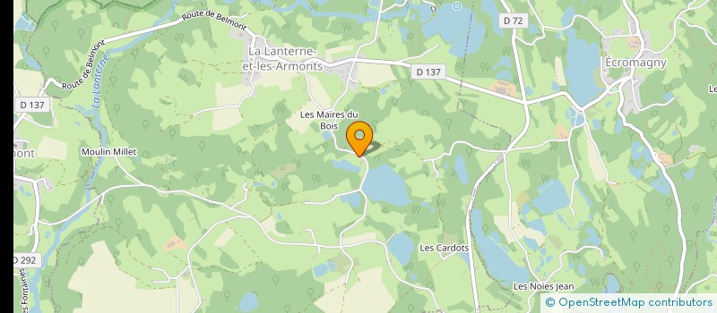 localisation de l'entreprise MONSIEUR FREDERIC JOLY  LA LANTERNE-ET-LES-ARMONTS