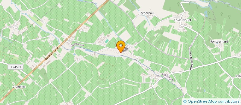 localisation de l'entreprise MONSIEUR FREDERIC JONNIER  MONTAGNE