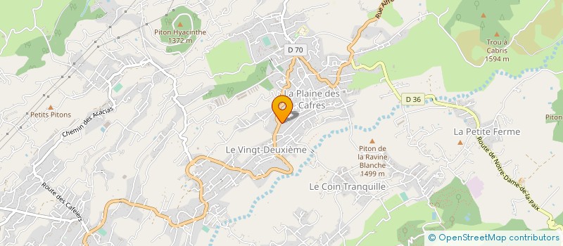 localisation de l'entreprise MONSIEUR FREDERIC JORON  LE TAMPON