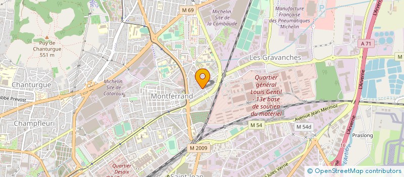 localisation de l'entreprise MONSIEUR FREDERIC JOSEPH  CLERMONT-FERRAND