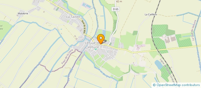 localisation de l'entreprise MONSIEUR FREDERIC JOSEPH  LE GUE-DE-VELLUIRE