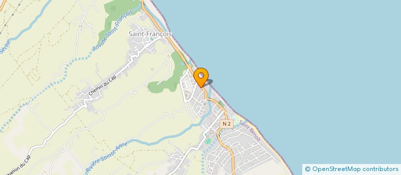 localisation de l'entreprise MONSIEUR FREDERIC JOSEPH KERGRAIN  SAINT-BENOIT