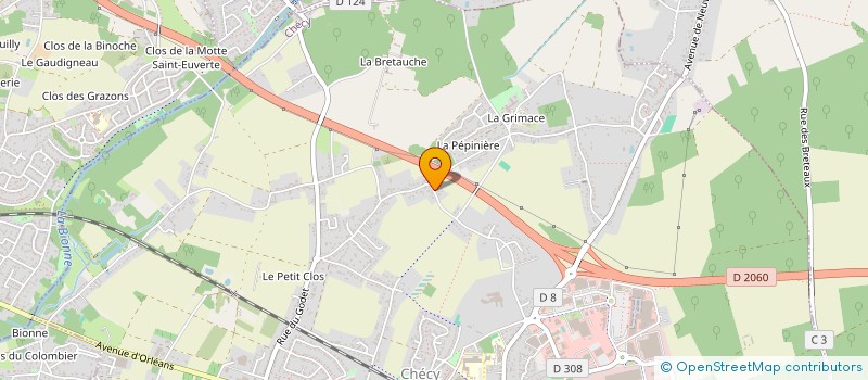 localisation de l'entreprise MONSIEUR FREDERIC JOUANNEAU à CHECY