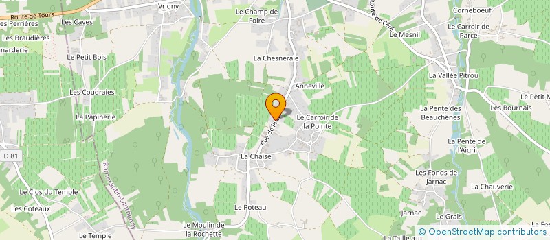 localisation de l'entreprise MONSIEUR FREDERIC JOUBERT  SAINT-GEORGES-SUR-CHER