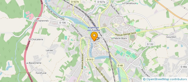 localisation de l'entreprise MONSIEUR FREDERIC JOUHANNET à ARGENTON-SUR-CREUSE