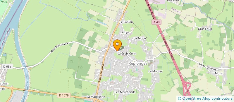 localisation de l'entreprise MONSIEUR FREDERIC JOUHANNET à REPLONGES
